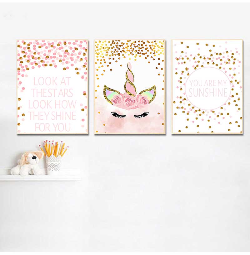 Baby Girl Nursery Quotes - Image décorative bébé fille chambre décoration