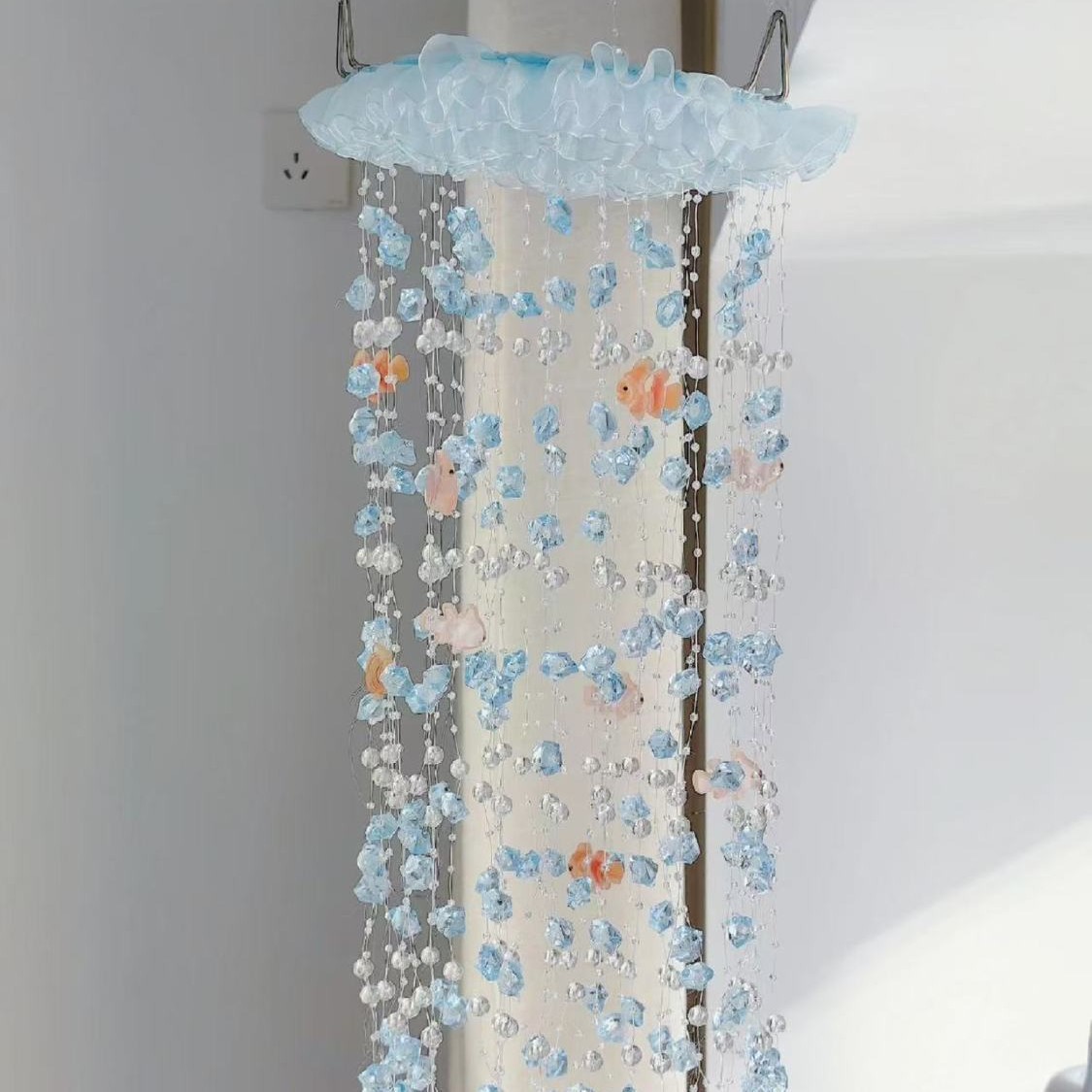Baby Nursery Decor Girl - Carillon de vent suspendu Air Koi