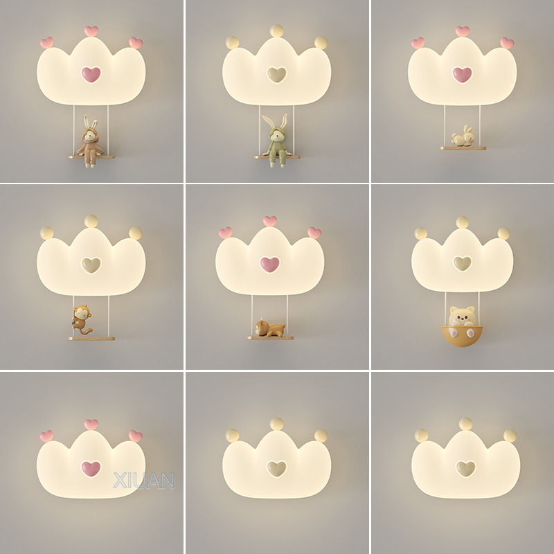 Baby Nursery Wall Lights - Applique Murale Romantique en Forme de