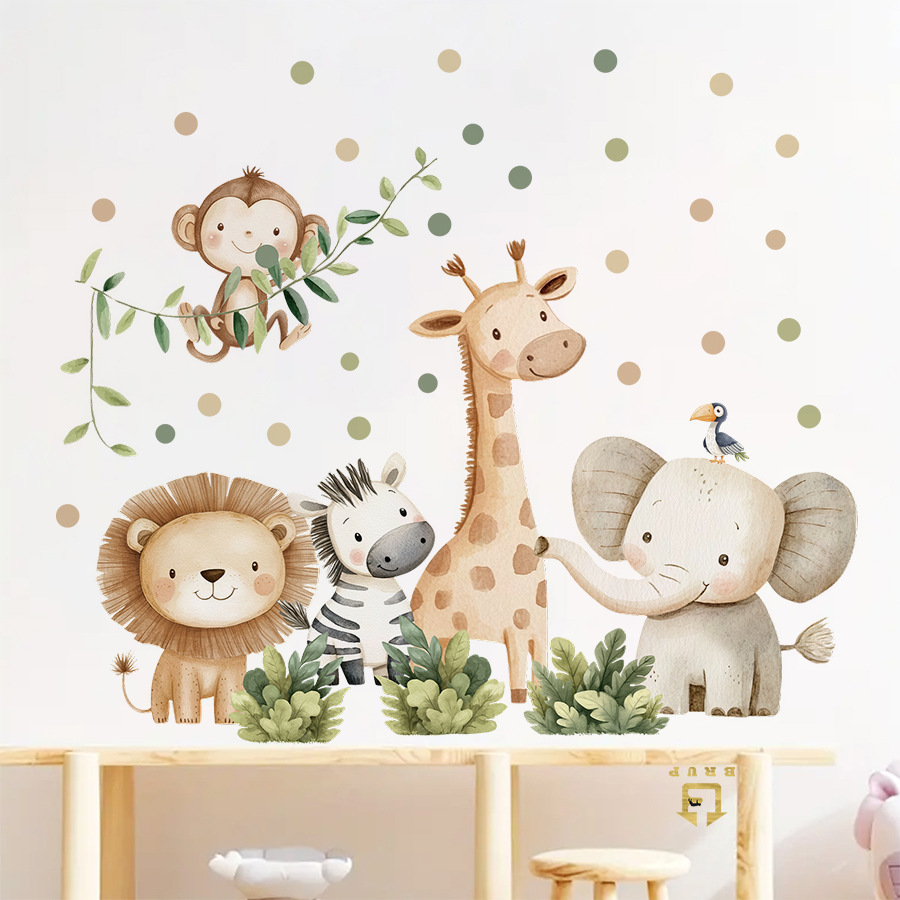 Autocollants muraux animaux de - Baby Girl Nursery Quotes avis et prix