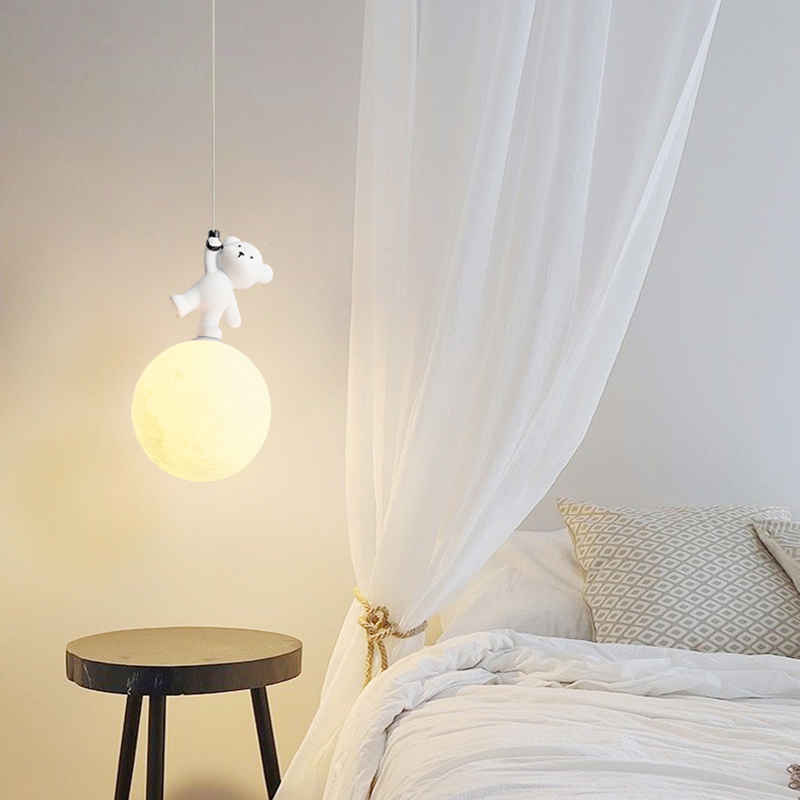 Lampe ours en résine de dessin - Baby Nursery Light Fixture avis et prix