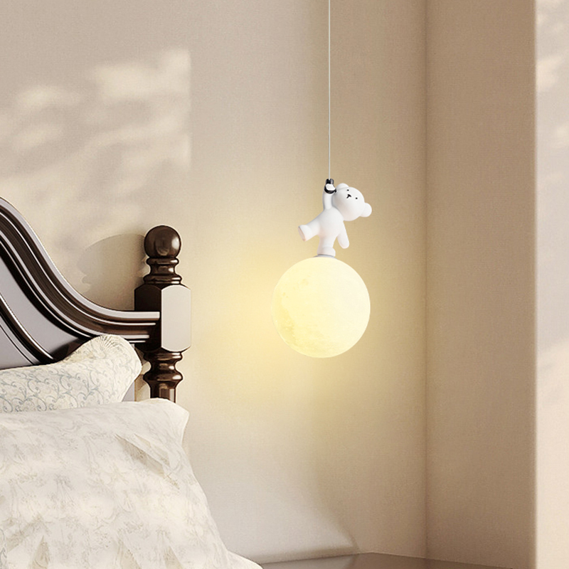 Lampe ours en résine de dessin - Baby Nursery Light Fixture avis et prix