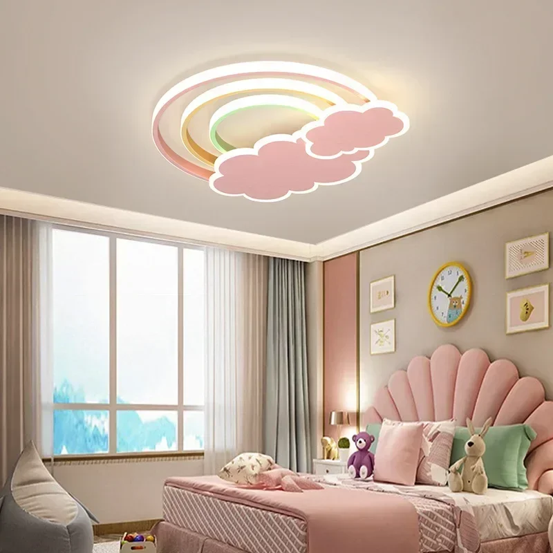 Plafonnier LED nuage arc-en-ci - Baby Nursery Light Fixture avis et prix