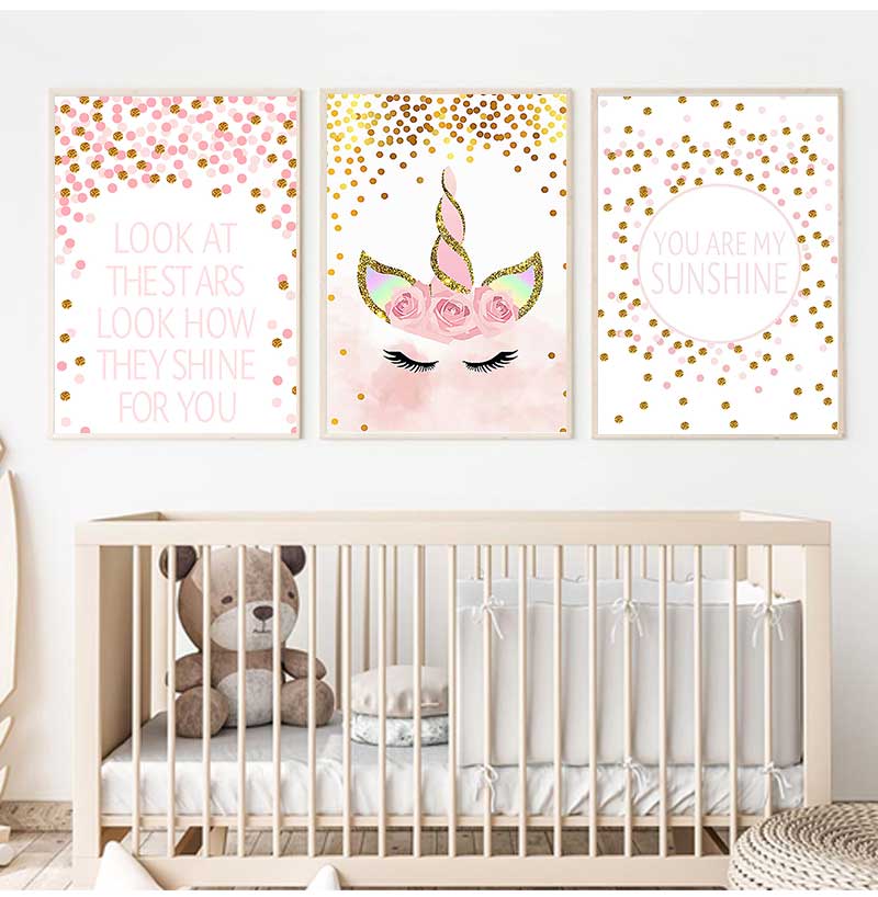 Image décorative bébé fille ch - Baby Girl Nursery Quotes avis et prix