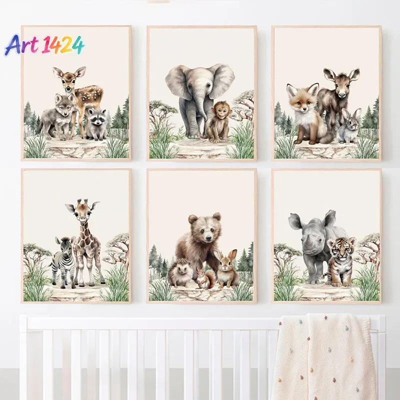 1 pièce (sans cadre) : tableau - Baby Nursery Frames avis et prix