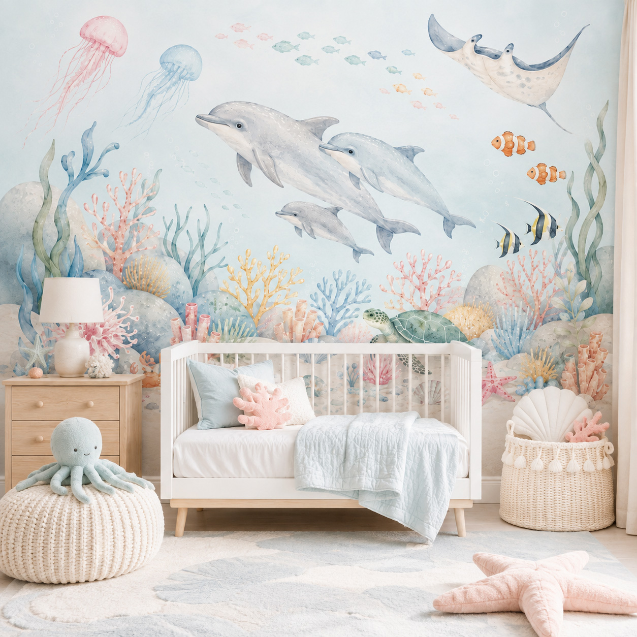 Papier peint auto-adhésif avec - Baby Nursery Peel And Stick Wallpaper avis et prix