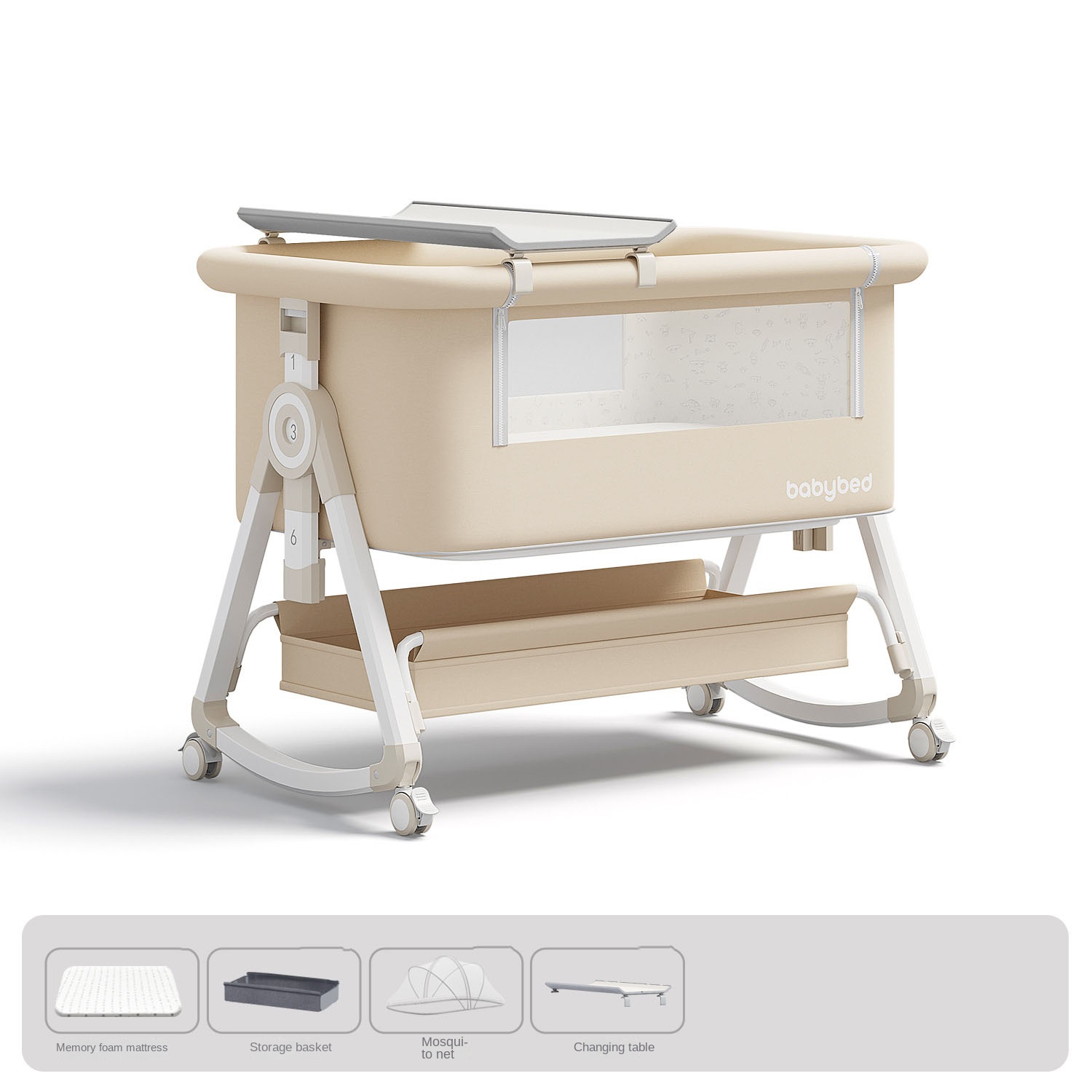 Lit bébé, portable et réglable - Baby Nursery Trolley avis et prix
