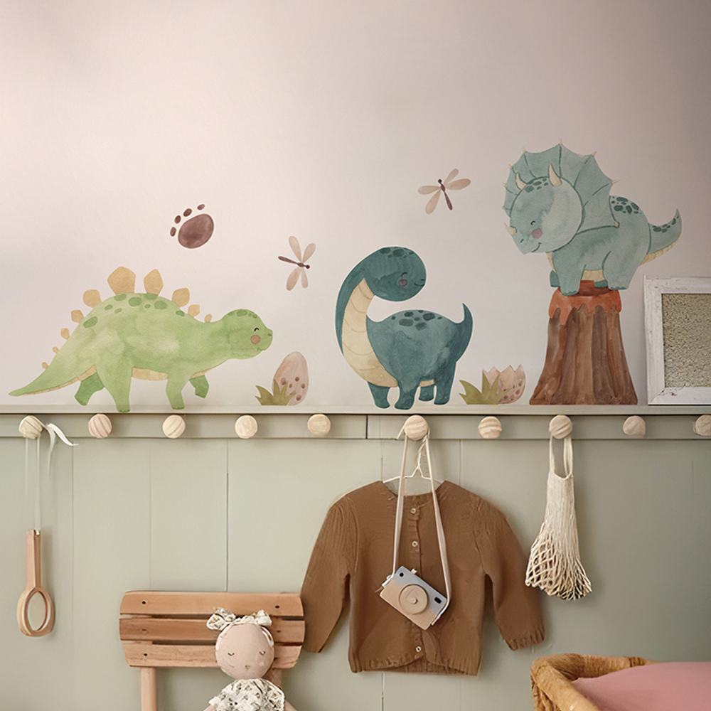 Stickers muraux dinosaures pou - Baby Girl Nursery Quotes avis et prix