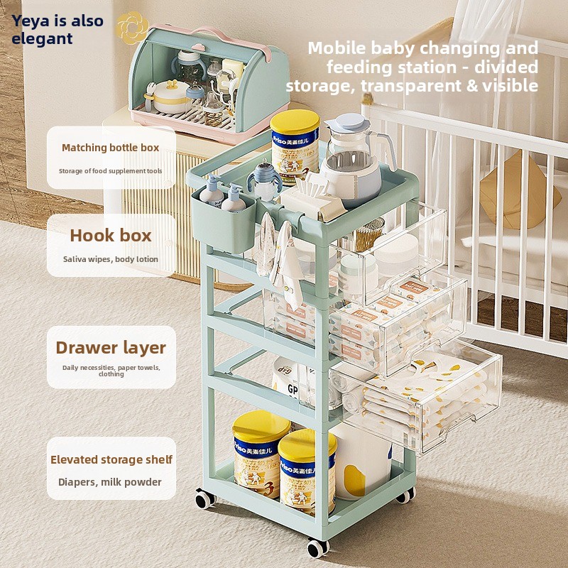 Chariot de rangement mobile po - Baby Nursery Trolley avis et prix