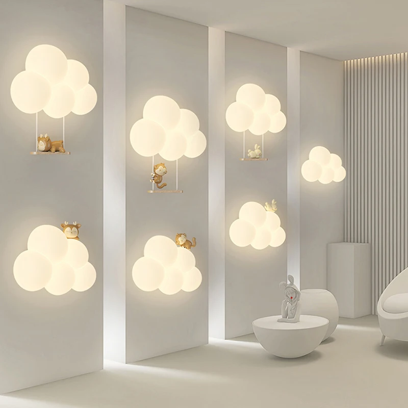 Style crème dessin animé créat - Baby Nursery Wall Lights avis et prix